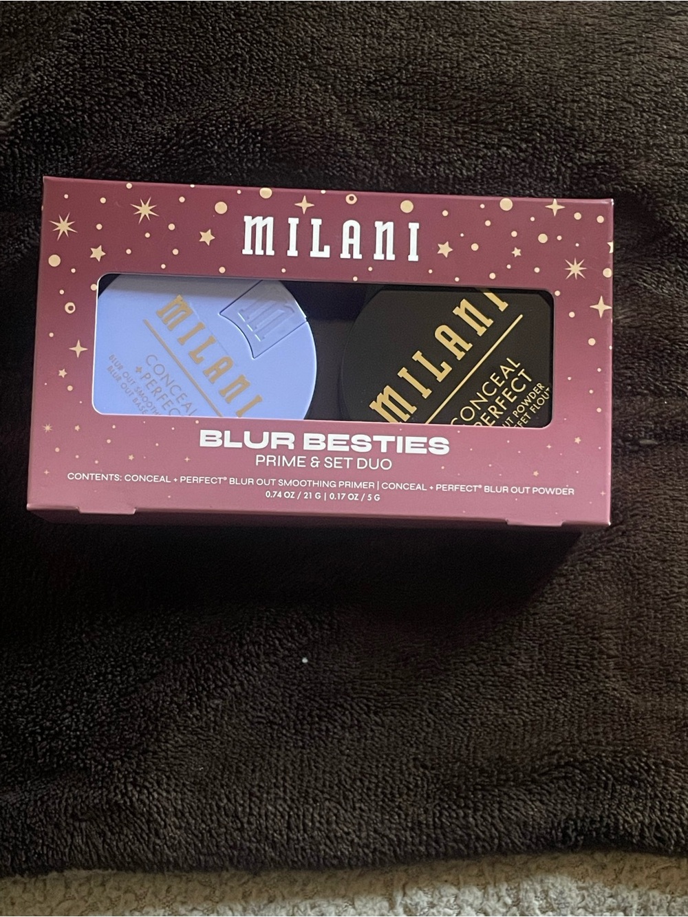 Milani Conceal + Perfect Blur Out Duo in Mauve-Pink Box
